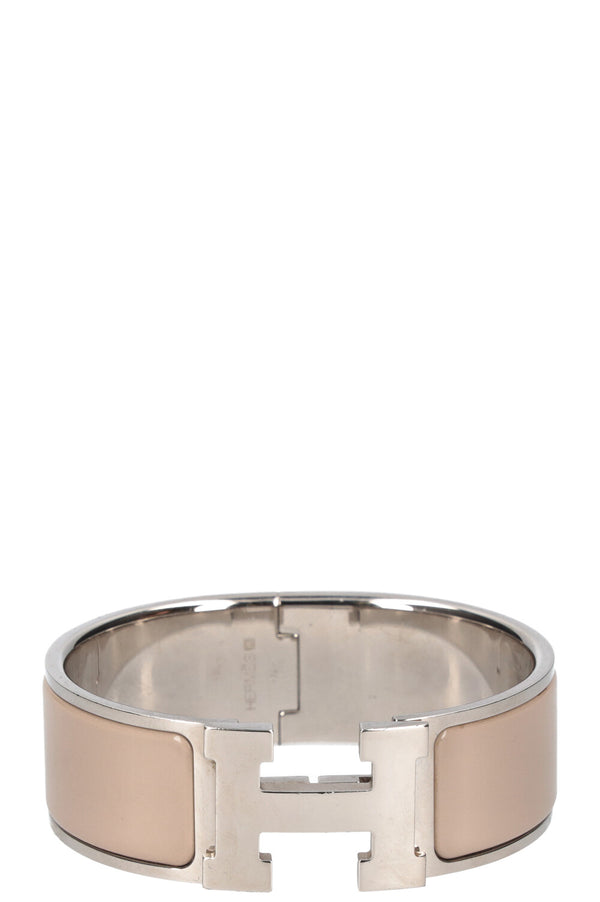 HERMÈS Clic Clac H Bracelet Marron Glacé