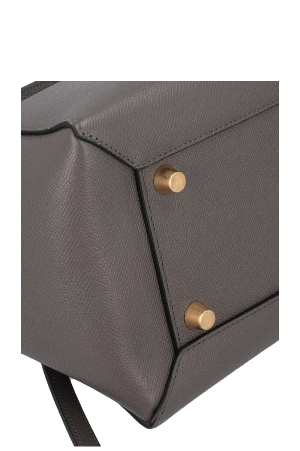 CELINE Mini Belt Bag Leather Grey