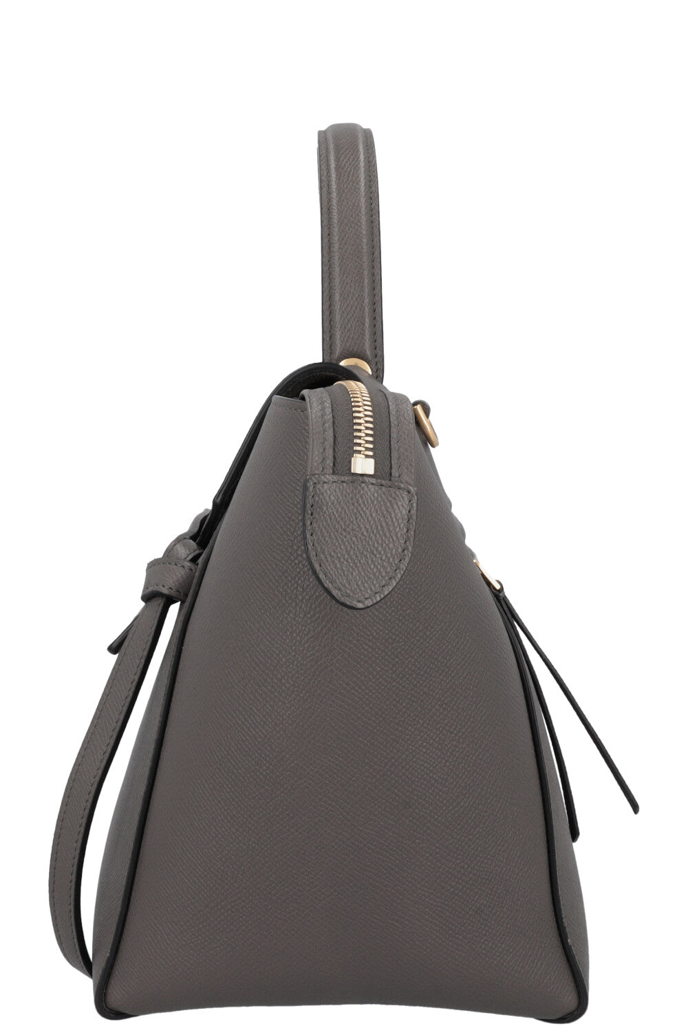 CELINE Mini Belt Bag Leather Grey
