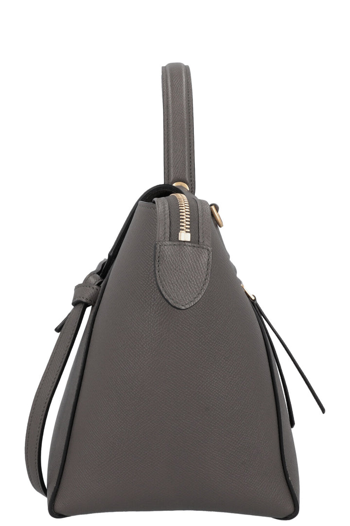 CELINE Mini Belt Bag Leather Grey