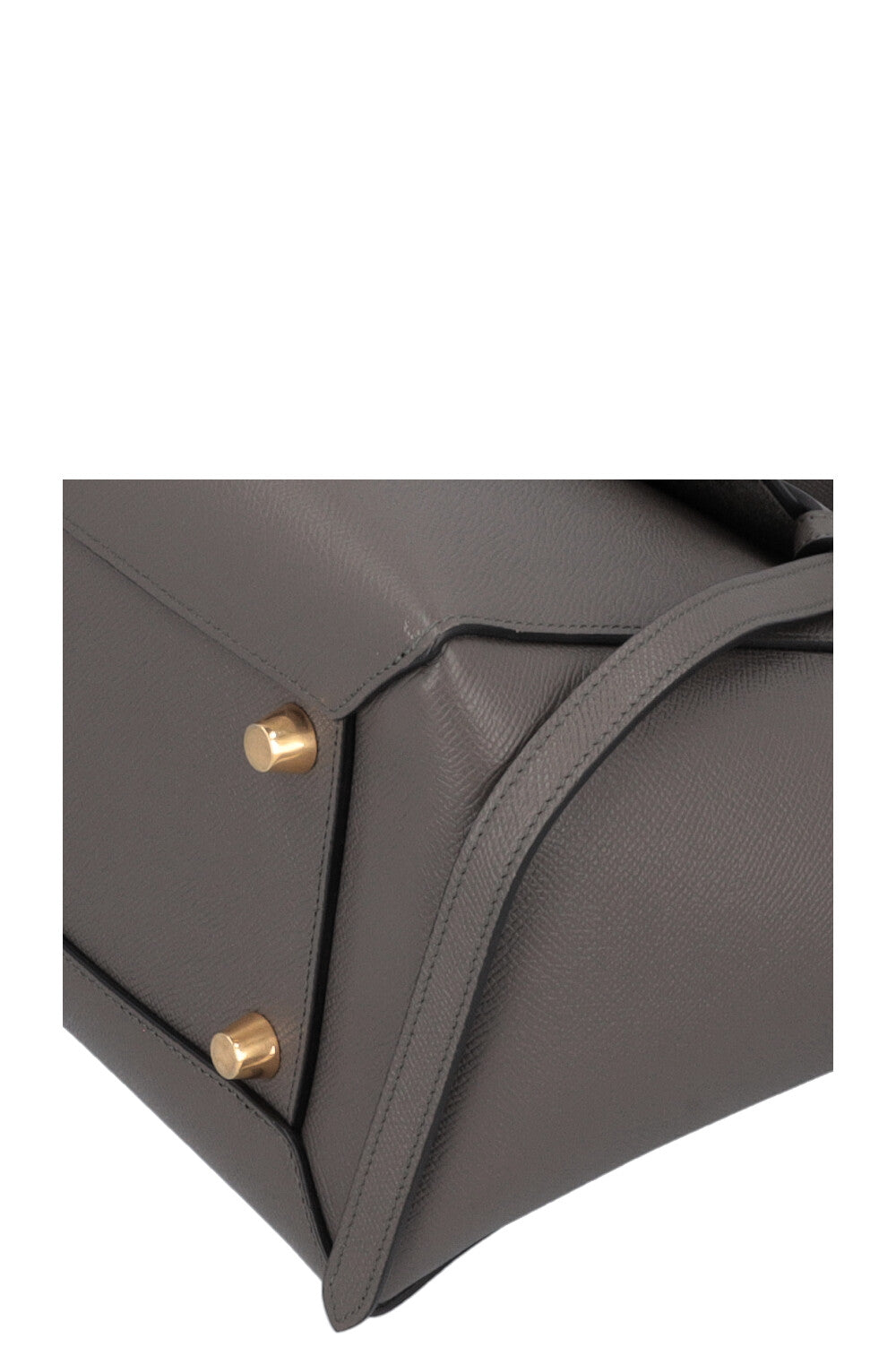 CELINE Mini Belt Bag Leather Grey