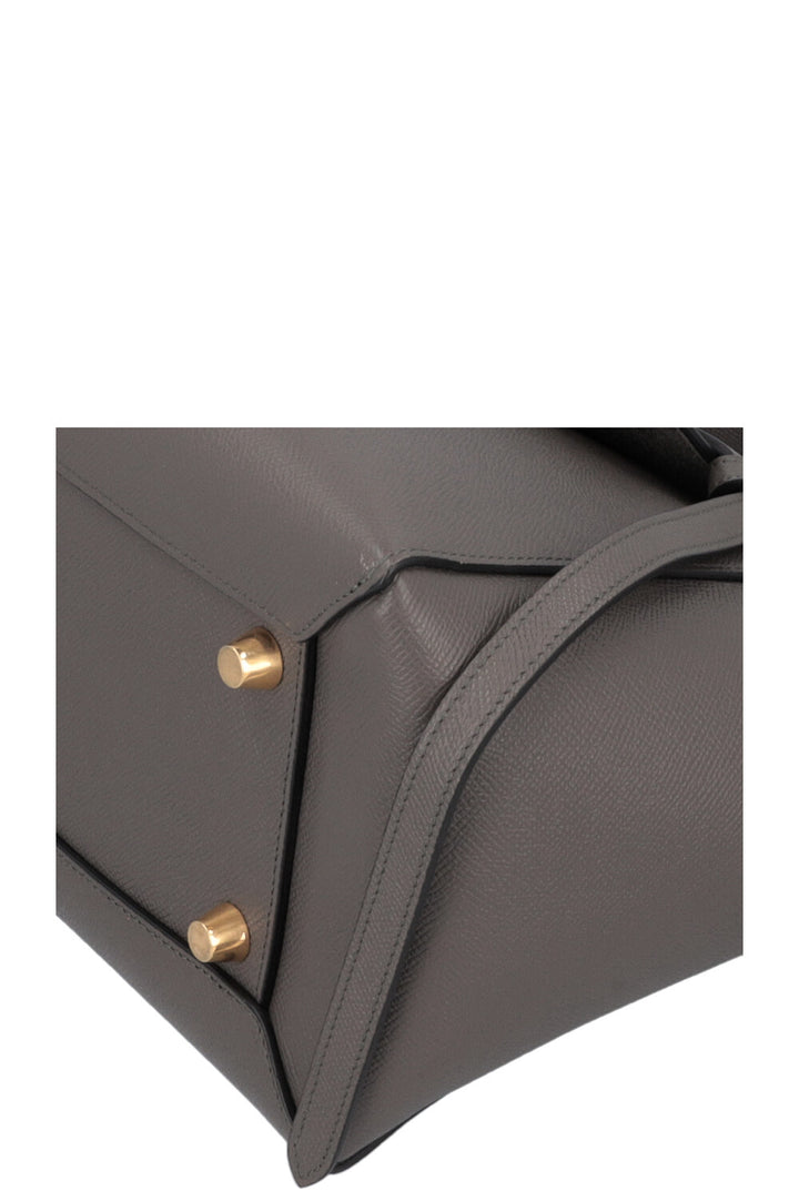 CELINE Mini Belt Bag Leather Grey