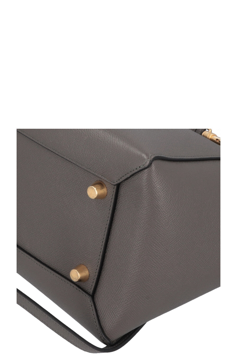 CELINE Mini Belt Bag Leather Grey