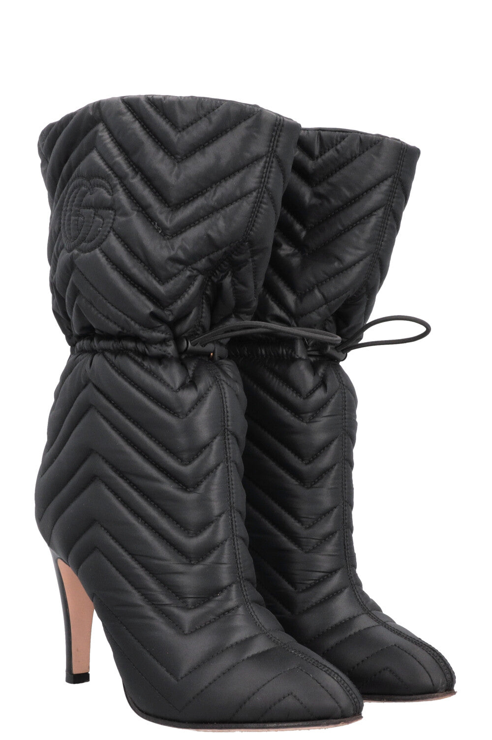 GUCCI Quilted Marmont Boots Black