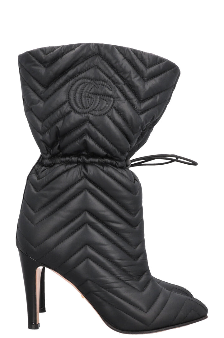 GUCCI Quilted Marmont Boots Black