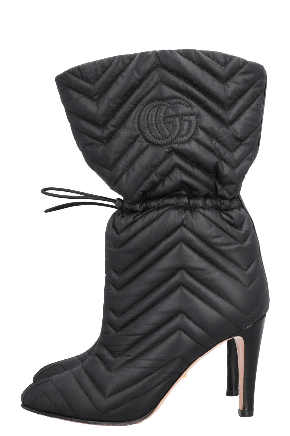 GUCCI Quilted Marmont Boots Black