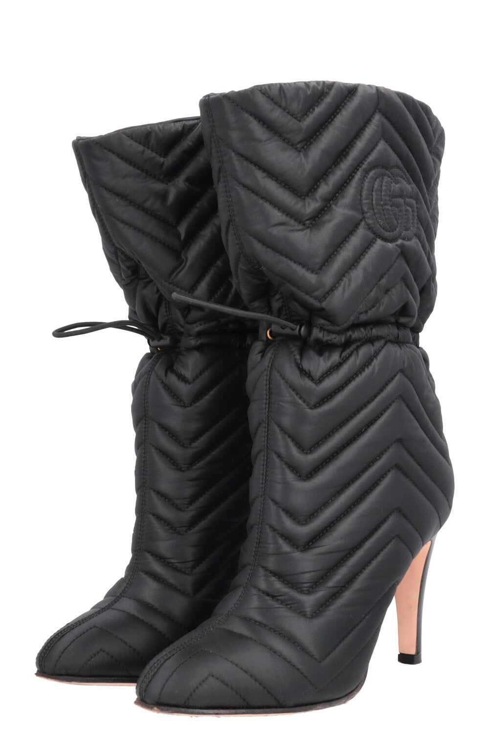 GUCCI Quilted Marmont Boots Black