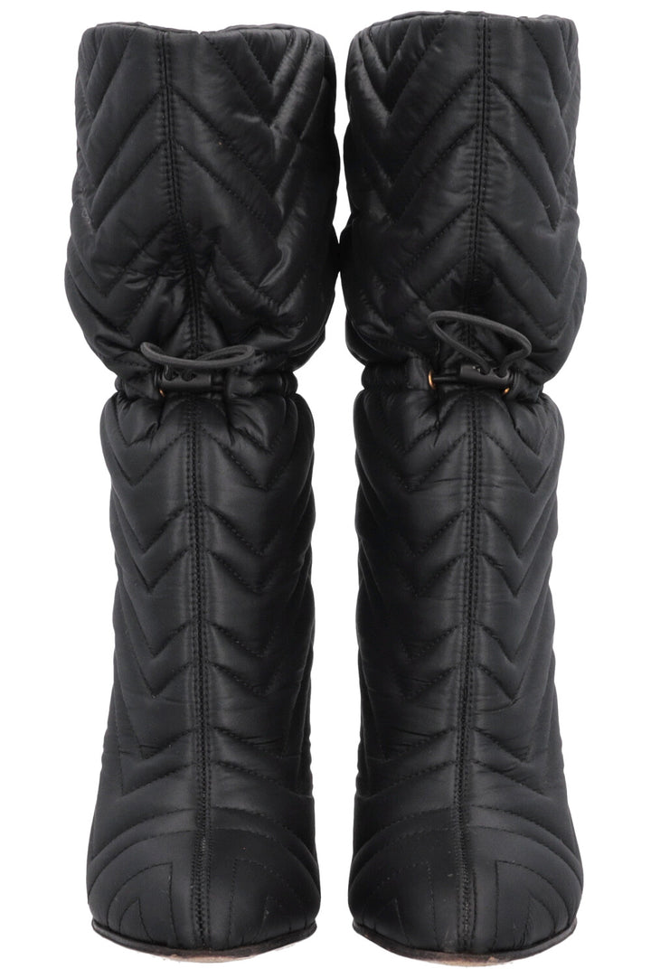 GUCCI Quilted Marmont Boots Black
