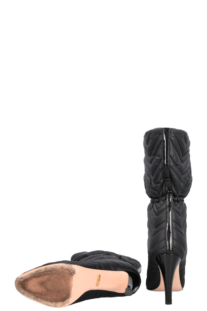 GUCCI Quilted Marmont Boots Black
