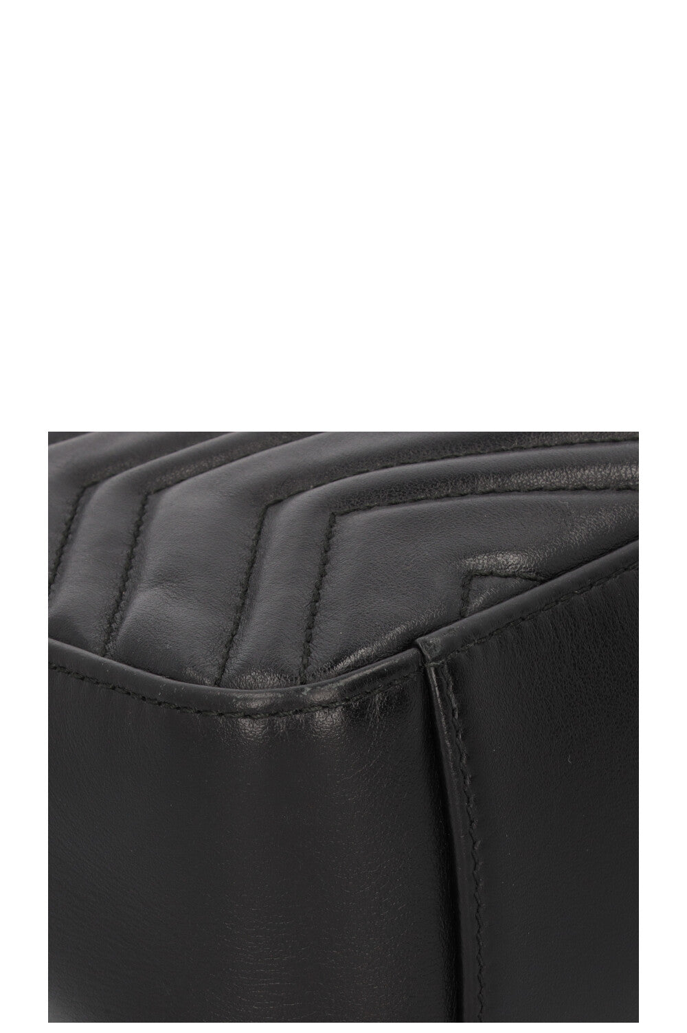 GUCCI Marmont Top Handle Bag Black
