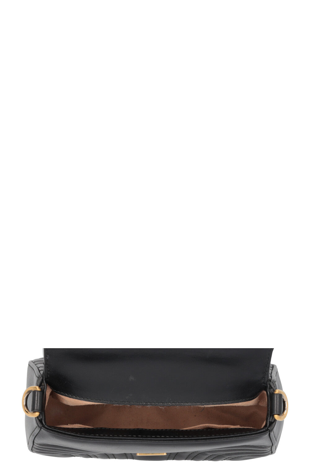 GUCCI Marmont Top Handle Bag Black