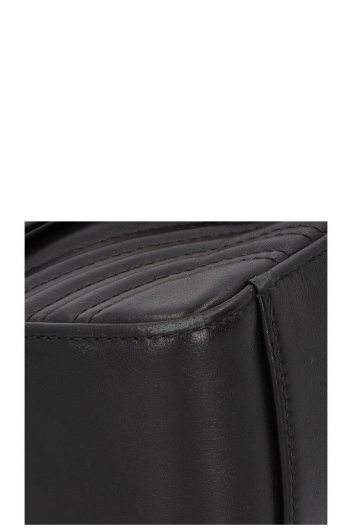 GUCCI Marmont Top Handle Bag Black