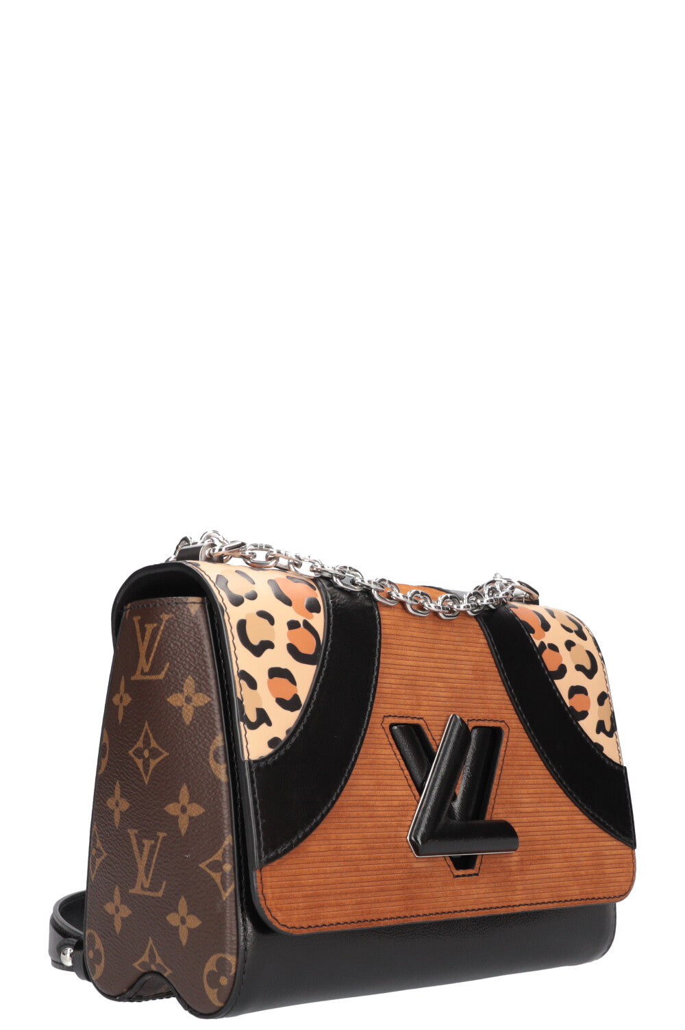 LOUIS VUITTON Twist Bag MM LE Leather Canvas MNG