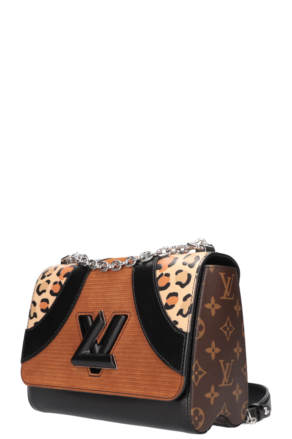 LOUIS VUITTON Twist Bag MM LE Leather Canvas MNG