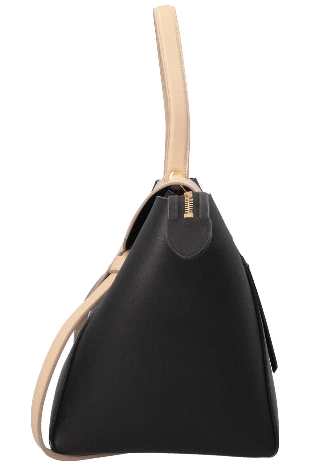 Sac ceinture CELINE Mini crème noir