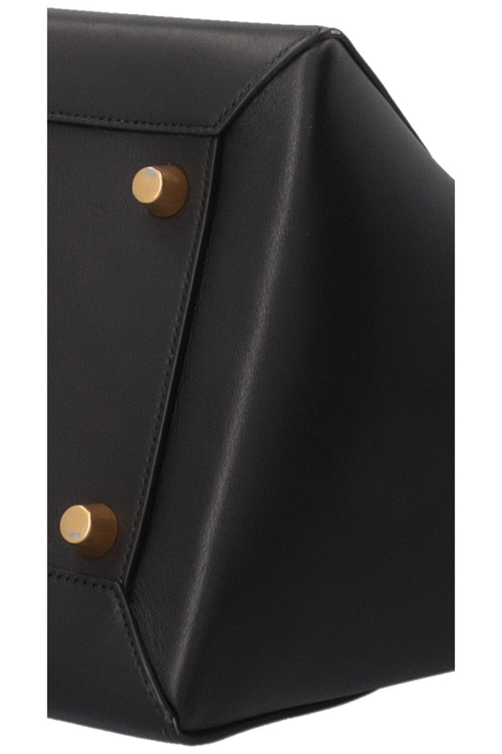 Sac ceinture CELINE Mini crème noir