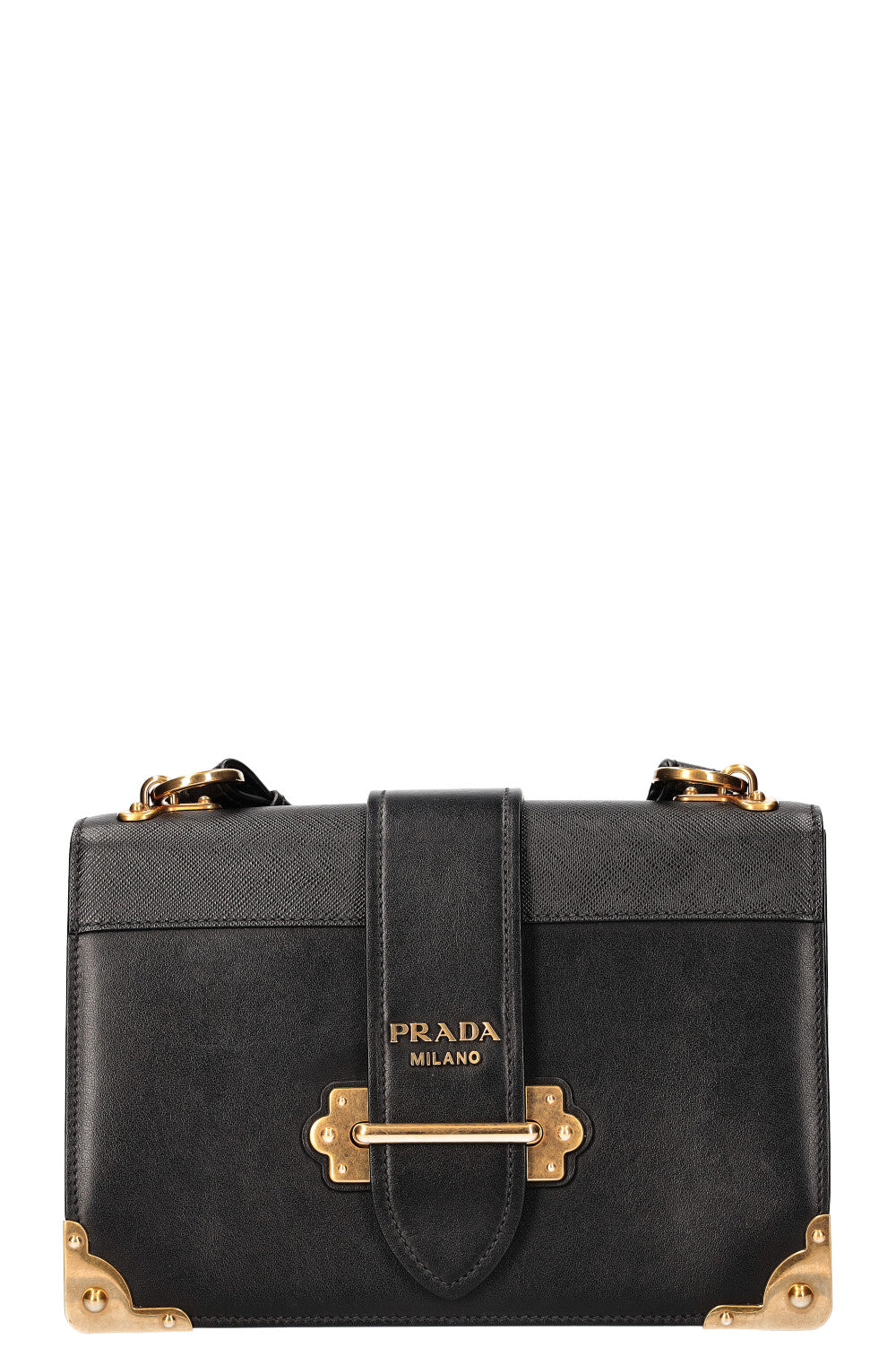 PRADA Cahier Crossbody Bag Black