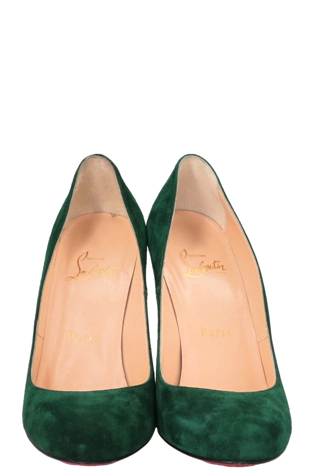 CHRISTIAN LOUBOUTIN Heels Suede Green