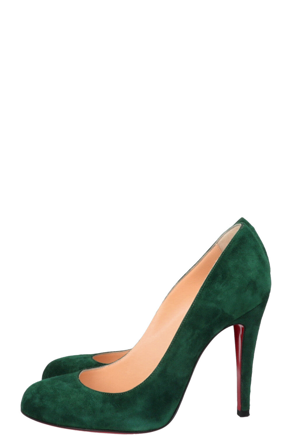 CHRISTIAN LOUBOUTIN Heels Suede Green