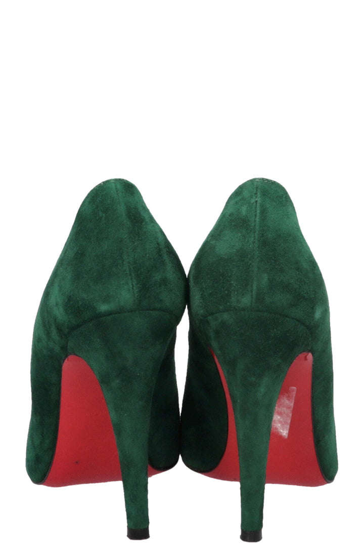 CHRISTIAN LOUBOUTIN Heels Suede Green