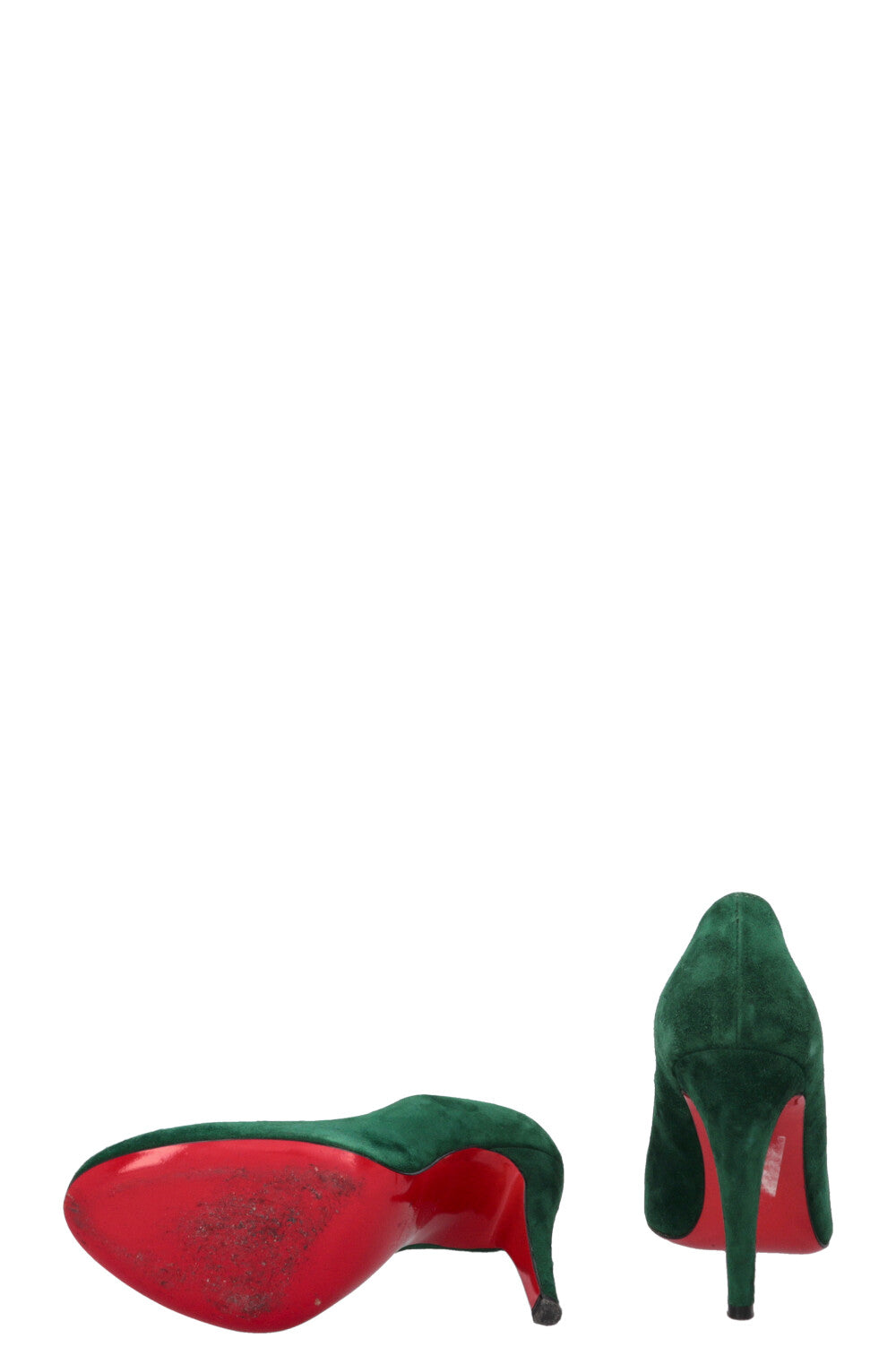 CHRISTIAN LOUBOUTIN Heels Suede Green