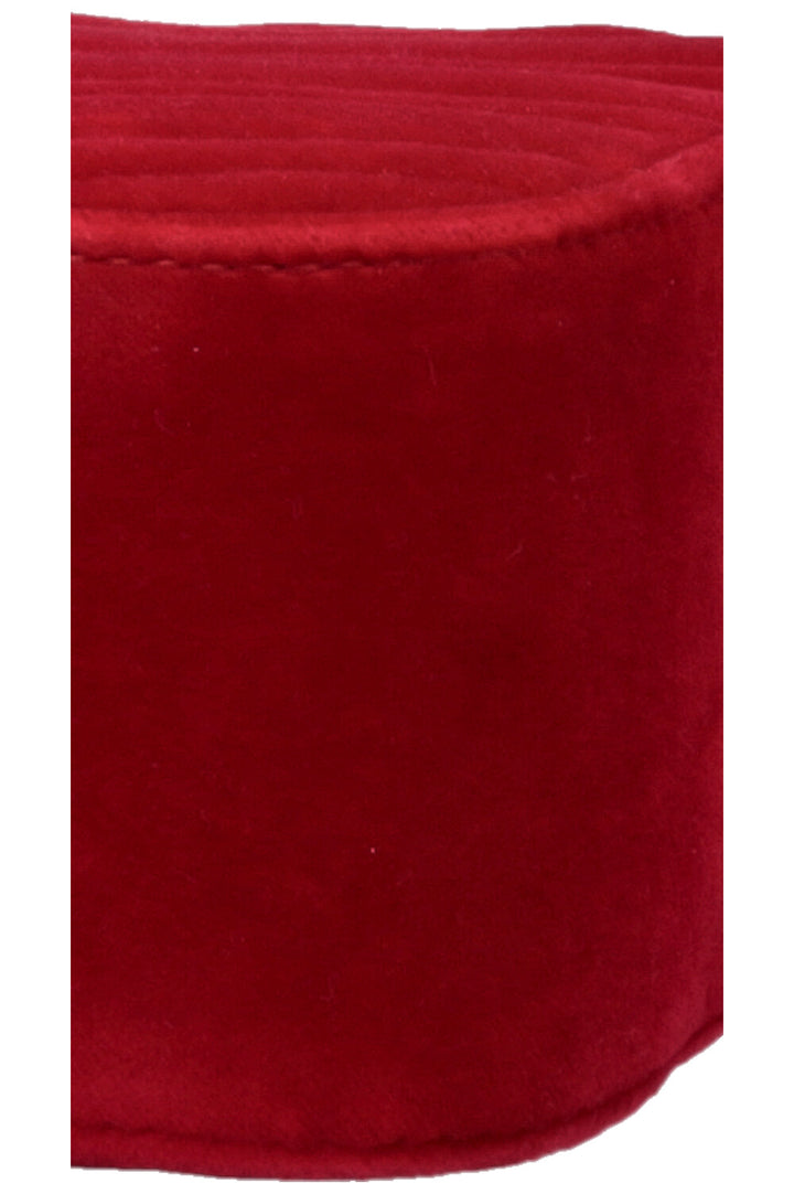 Sac bandoulière matelassé GUCCI Marmont en velours rouge