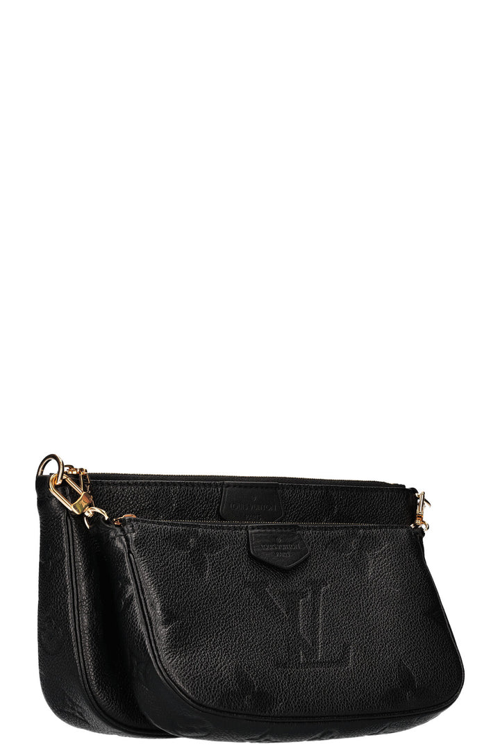 LOUIS VUITTON Multi Pochette Accessories MNG Empreinte Giant Black
