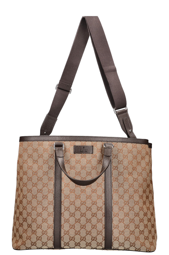 GUCCI Large Convertible Tote GG Canvas