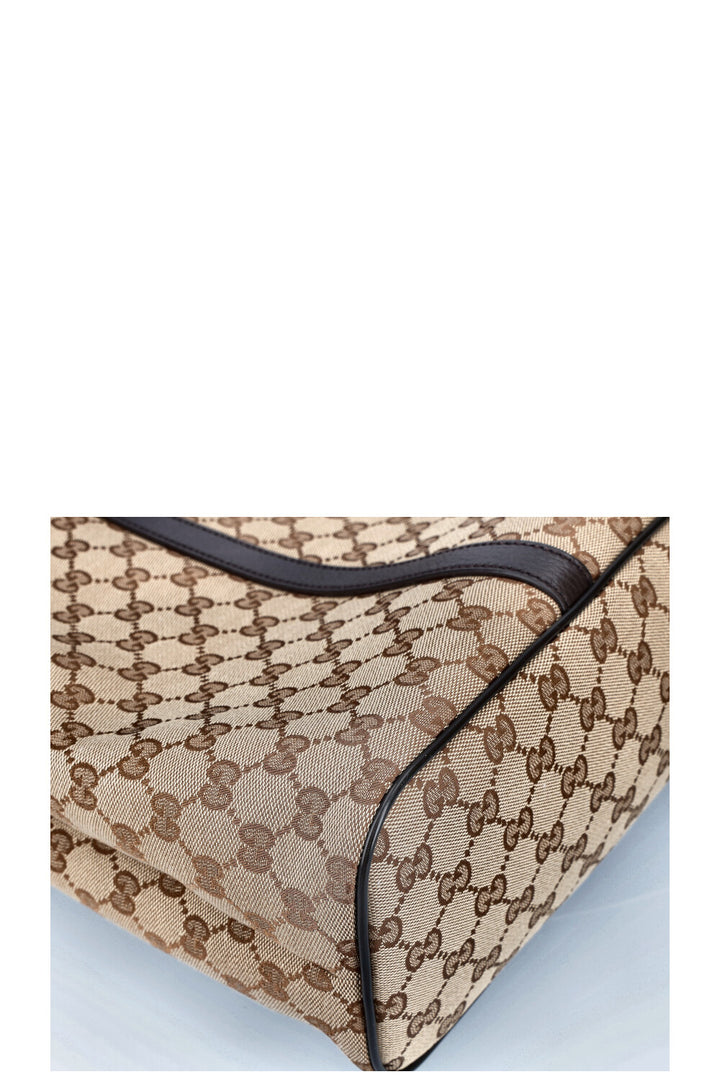 GUCCI Large Convertible Tote GG Canvas