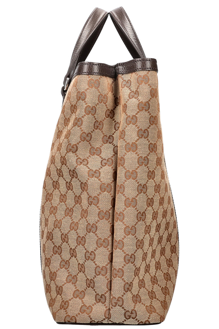 GUCCI Large Convertible Tote GG Canvas