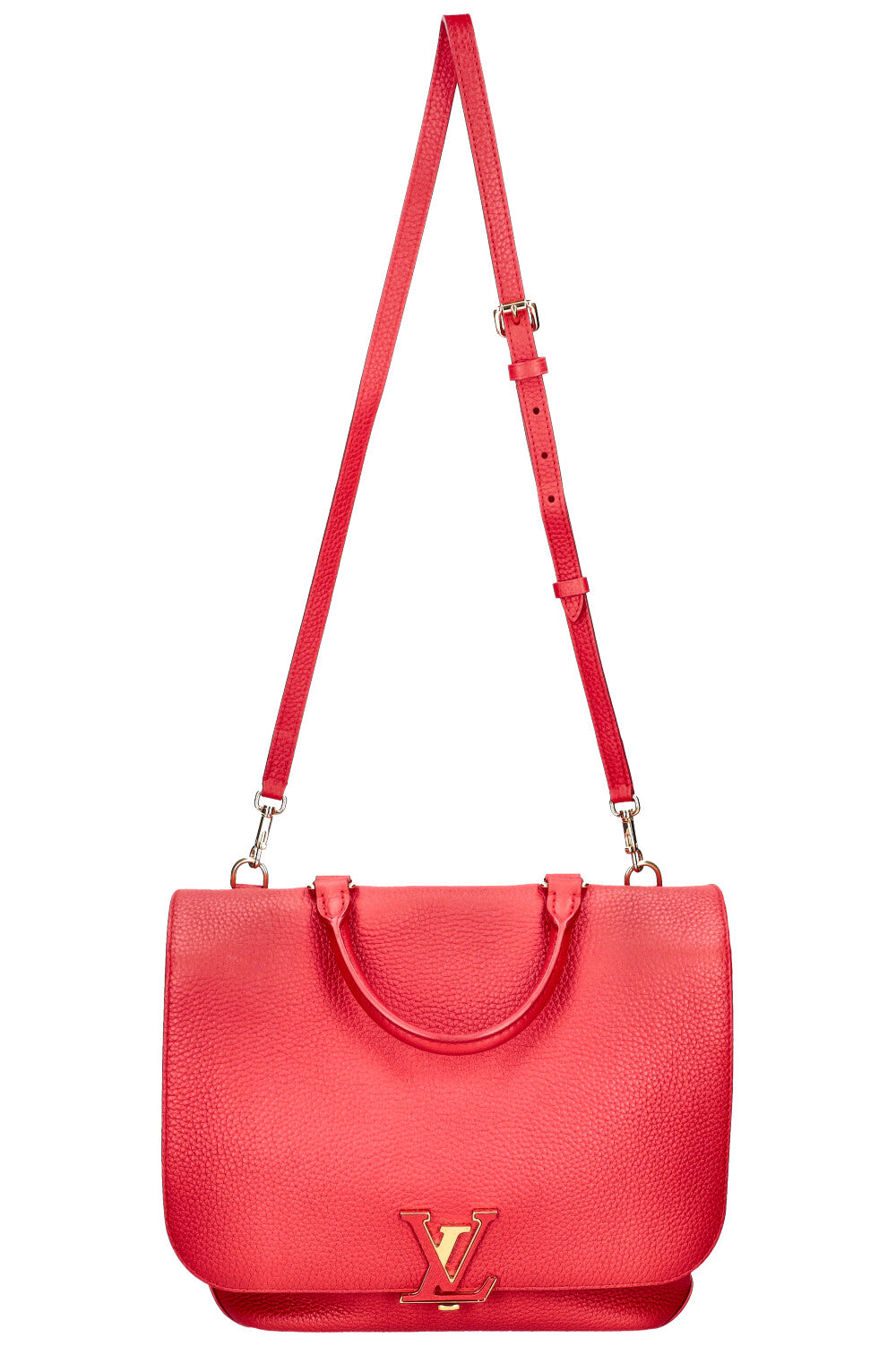 LOUIS VUITTON Volta Crossbody Bag Red Leather