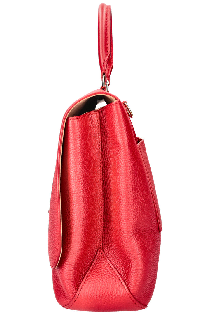 LOUIS VUITTON Volta Crossbody Bag Red Leather