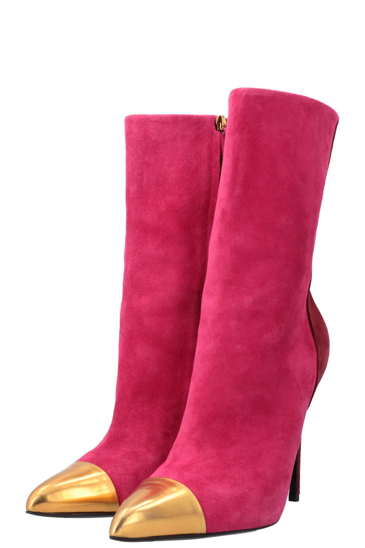 GUCCI Boot Suede Pink