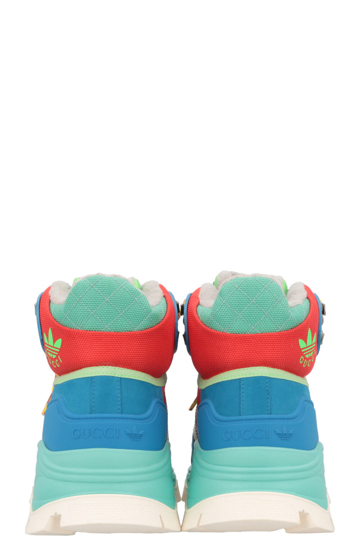 GUCCI x Adidas Lace Up Neon Hiking Boots