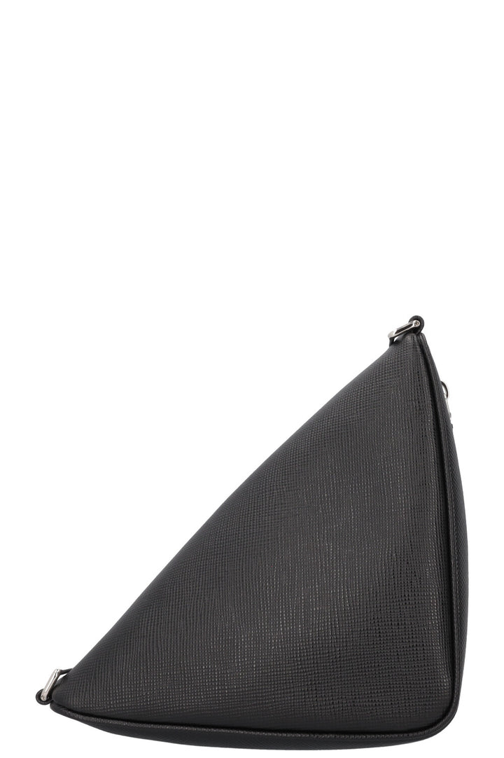 PRADA Triangle Saffiano Bag Black