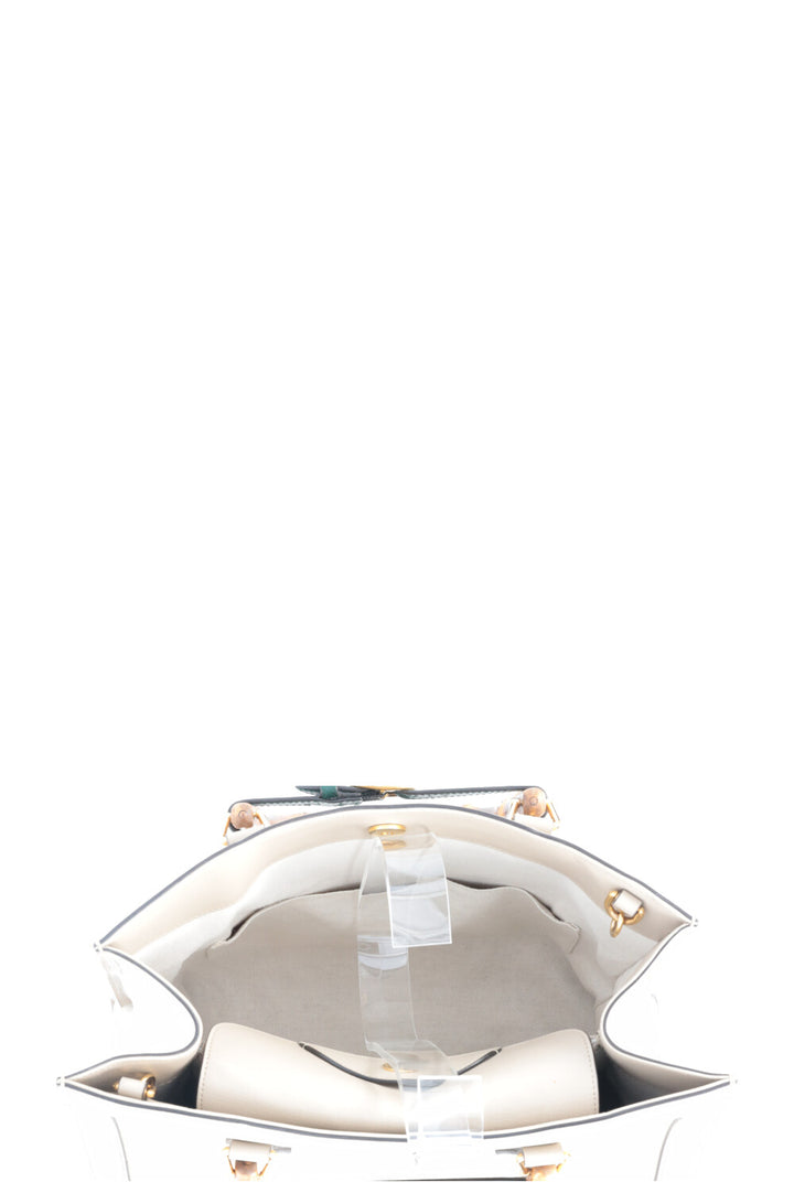 GUCCI Diana Medium Tote Bag Leather Beige