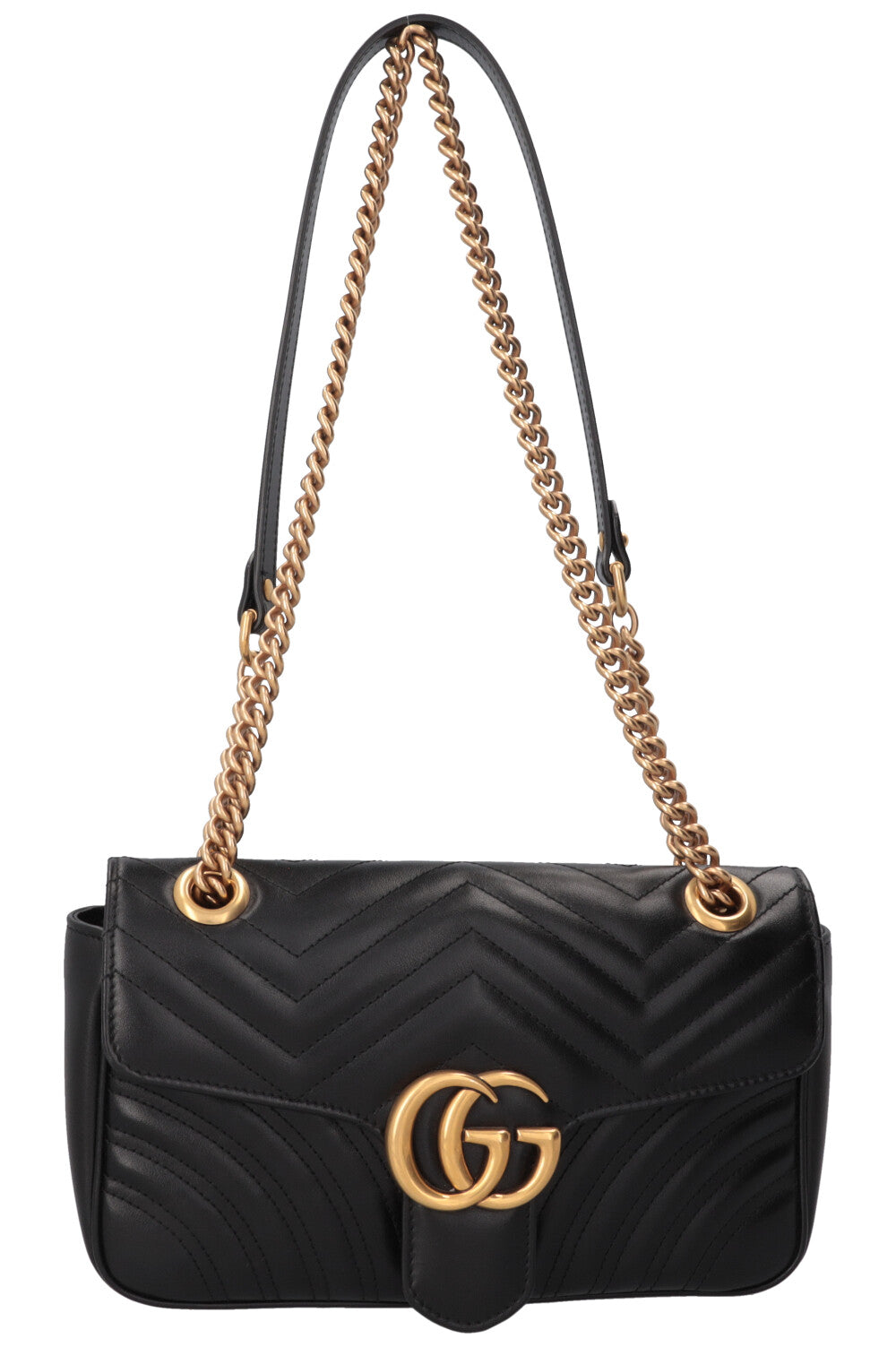 GUCCI Marmont Bag Medium Leather Black