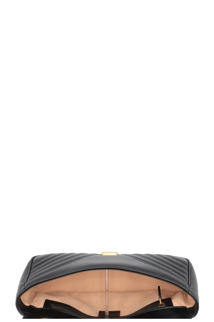 GUCCI Marmont Bag Medium Leather Black