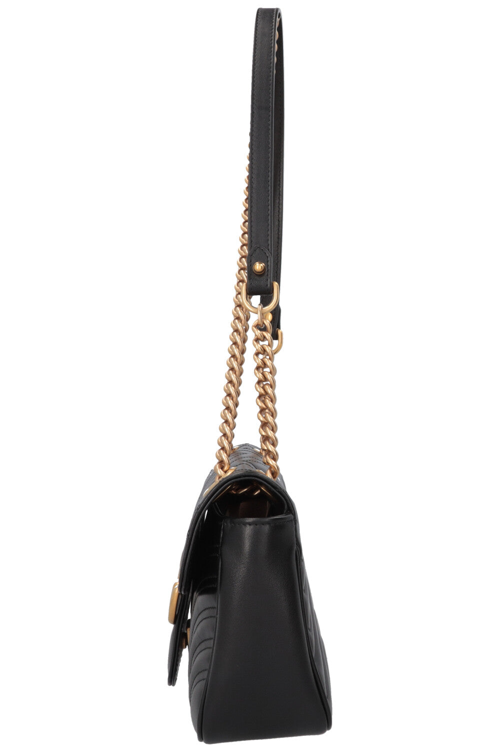 GUCCI Marmont Bag Medium Leather Black