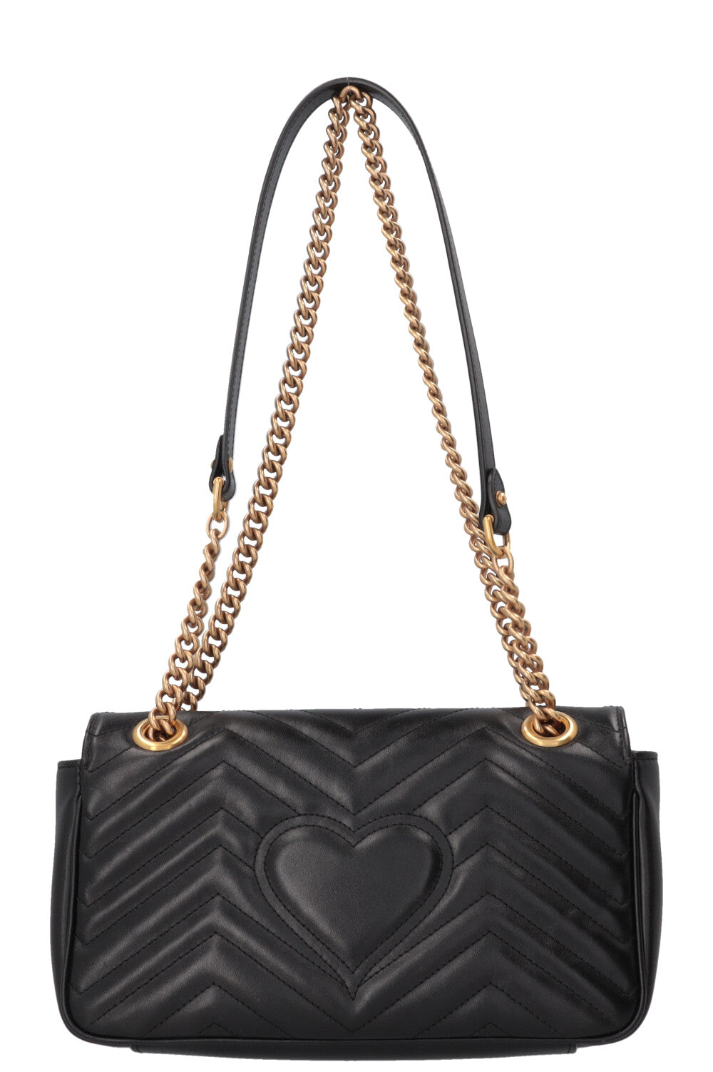 GUCCI Marmont Bag Medium Leather Black