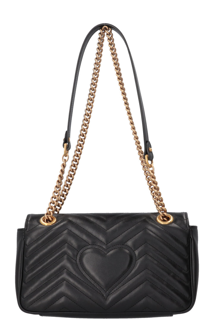 GUCCI Marmont Bag Medium Leather Black