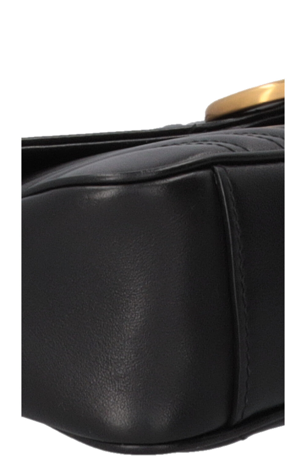 GUCCI Marmont Bag Medium Leather Black
