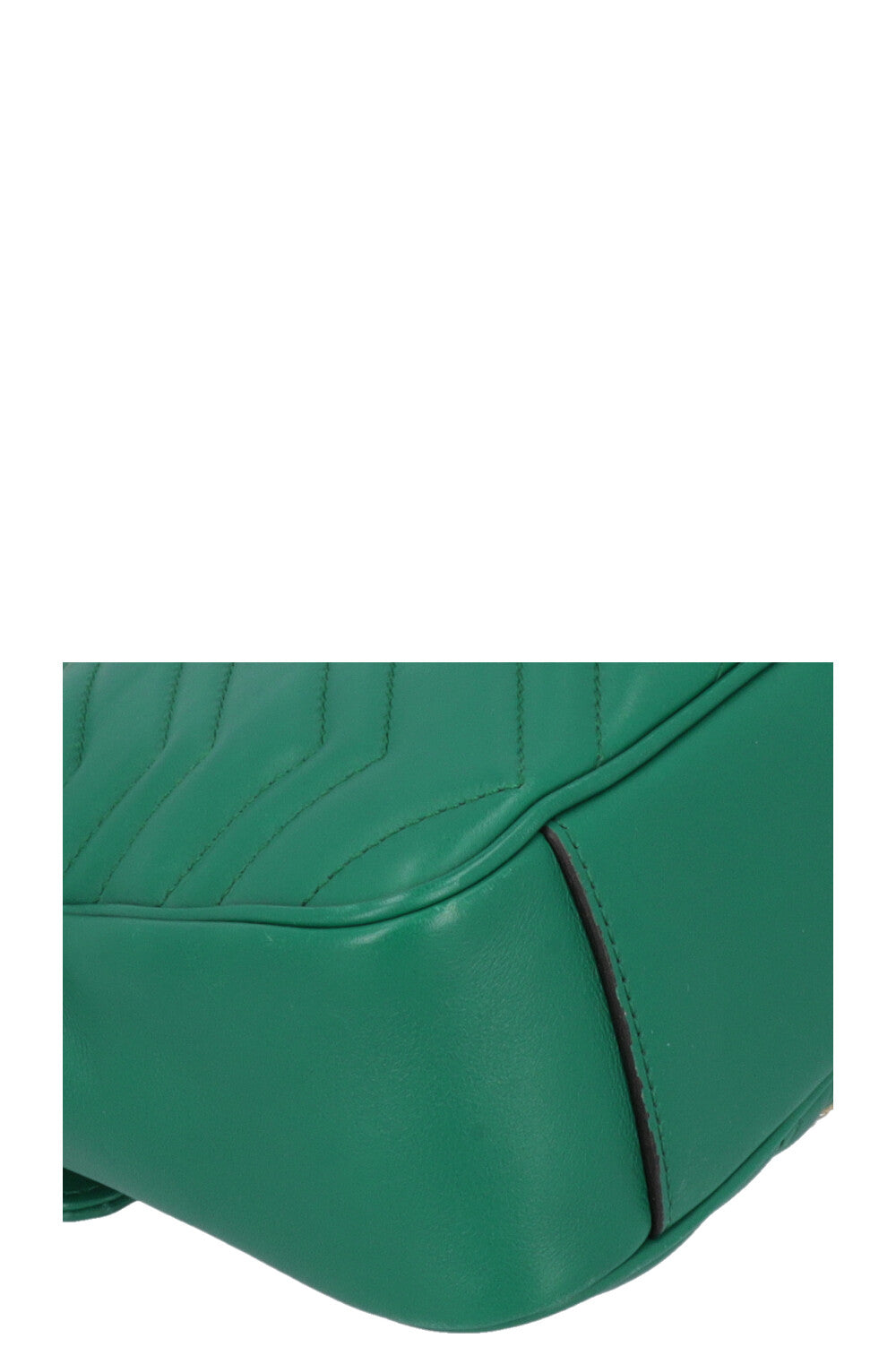 GUCCI Butterfly Marmont Bag Leather Green