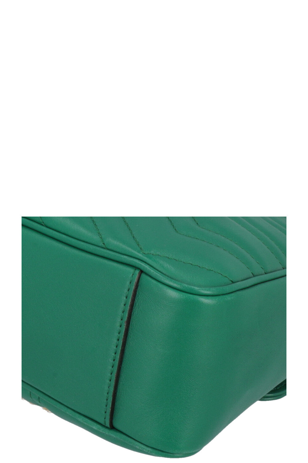 GUCCI Butterfly Marmont Bag Leather Green