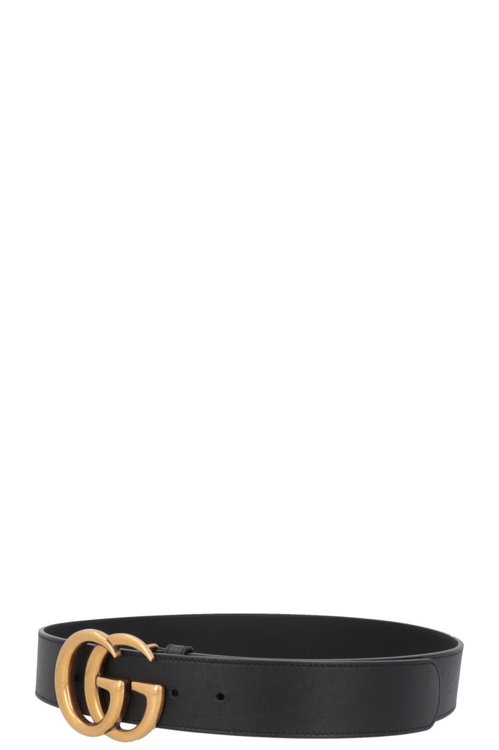 GUCCI Marmont Belt Wide Leather Black