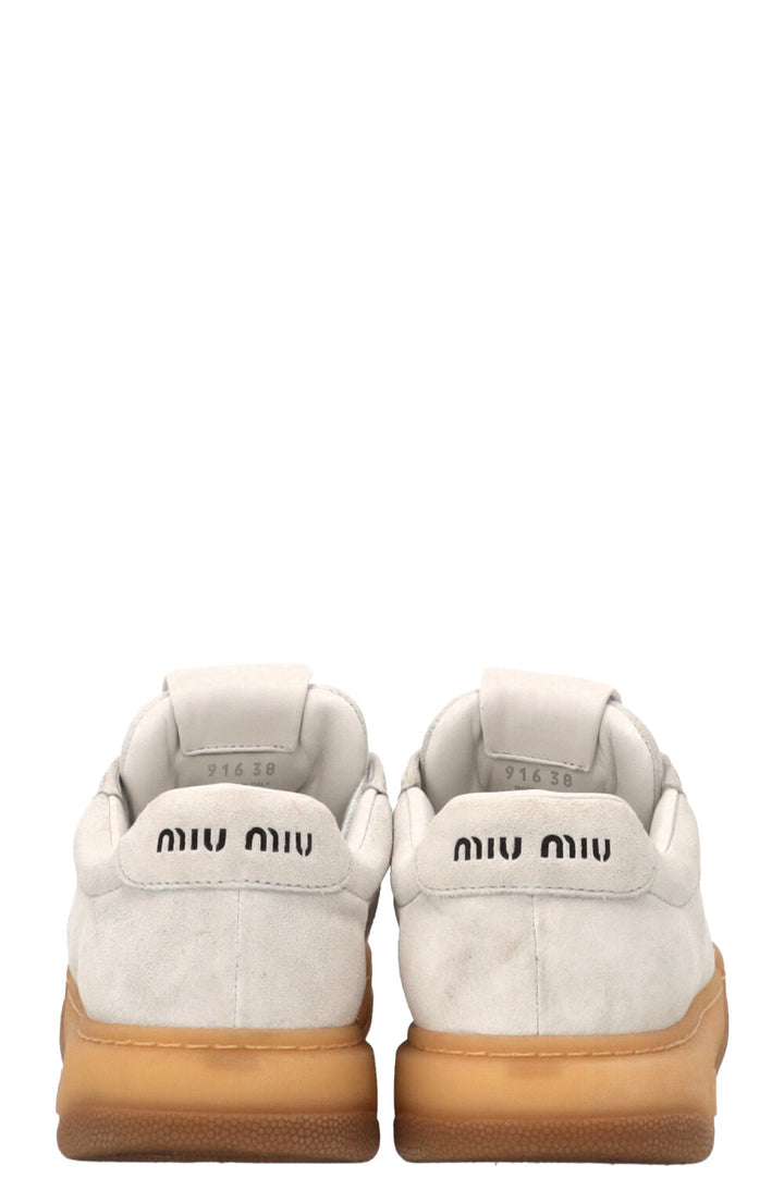 MIU MIU Sneakers Suede Grey