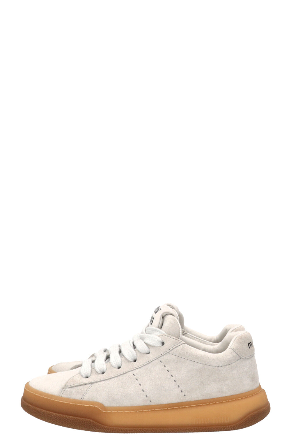 MIU MIU Sneakers Suede Grey