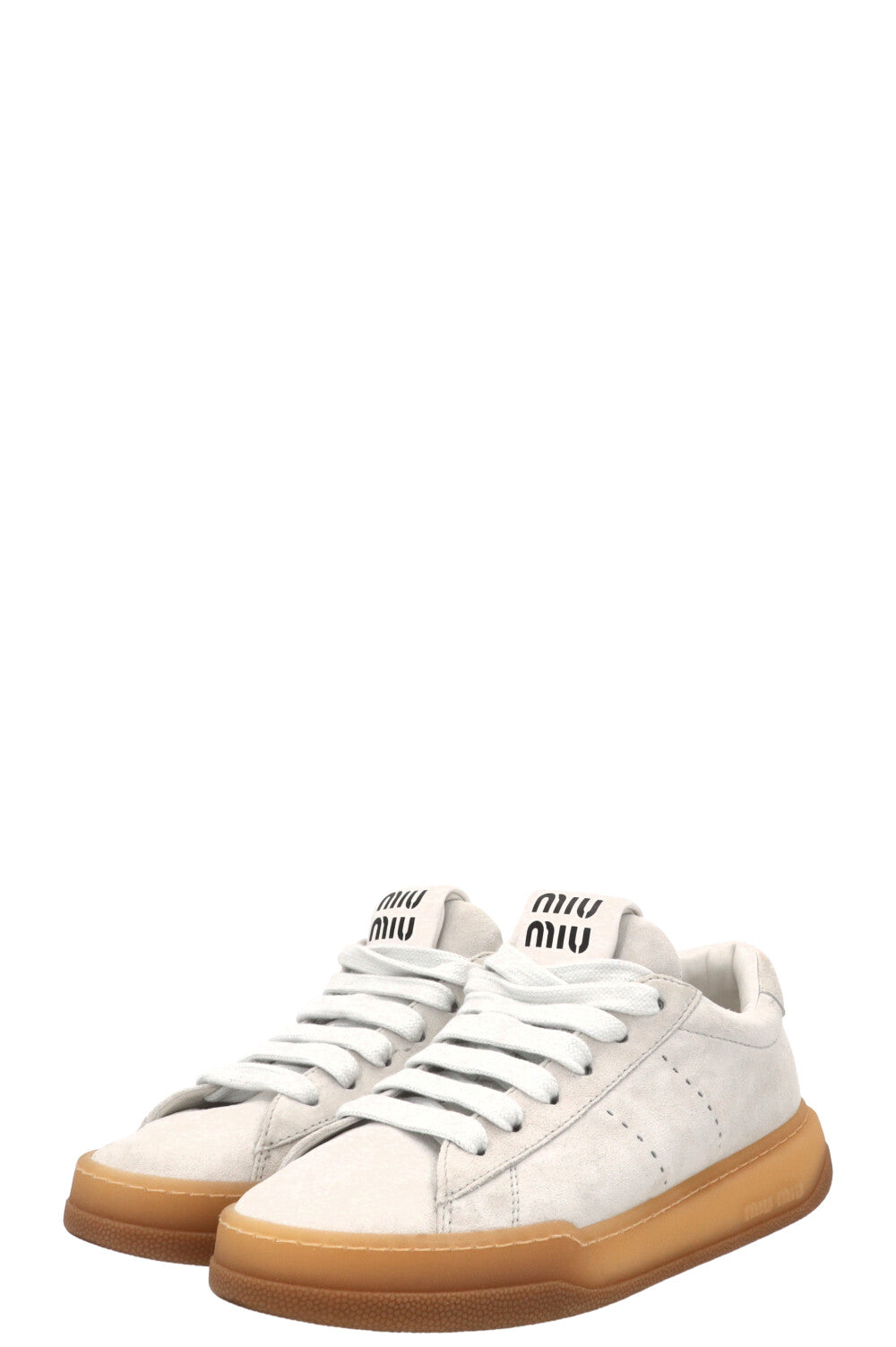 MIU MIU Sneakers Suede Grey