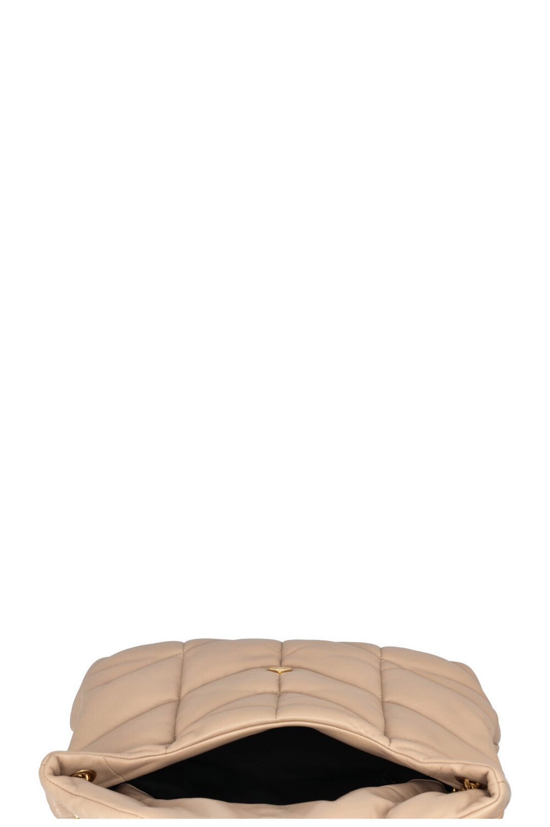 SAINT LAURENT Loulou Puffer Bag Medium Beige
