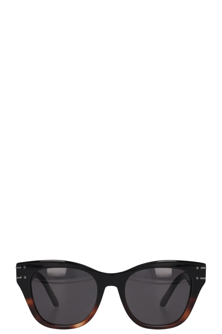 CHRISTIAN DIOR DiorSignature B41 Sunglasses Black Tortoise